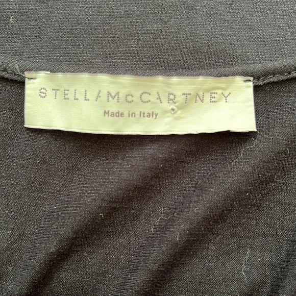 Stella McCartney Ruffled and Pleated Black Dress Size 40 - Picture 5 of 8